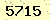 請輸入此驗證碼 : 5715