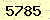 請輸入此驗證碼 : 5785
