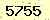 請輸入此驗證碼 : 5755
