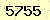 請輸入此驗證碼 : 5755