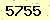 請輸入此驗證碼 : 5755