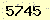 請輸入此驗證碼 : 5745