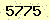 請輸入此驗證碼 : 5775