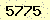 請輸入此驗證碼 : 5775