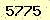 請輸入此驗證碼 : 5775