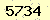 請輸入此驗證碼 : 5734