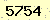 請輸入此驗證碼 : 5754