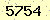 請輸入此驗證碼 : 5754