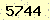 請輸入此驗證碼 : 5744