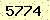 請輸入此驗證碼 : 5774