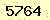 請輸入此驗證碼 : 5764