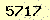請輸入此驗證碼 : 5717