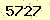 請輸入此驗證碼 : 5727