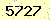 請輸入此驗證碼 : 5727