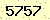 請輸入此驗證碼 : 5757