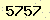 請輸入此驗證碼 : 5757