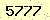請輸入此驗證碼 : 5777