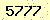 請輸入此驗證碼 : 5777
