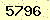 請輸入此驗證碼 : 5796