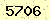 請輸入此驗證碼 : 5706