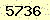 請輸入此驗證碼 : 5736