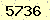請輸入此驗證碼 : 5736