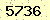 請輸入此驗證碼 : 5736