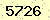 請輸入此驗證碼 : 5726
