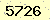 請輸入此驗證碼 : 5726