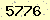 請輸入此驗證碼 : 5776