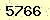 請輸入此驗證碼 : 5766