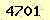 請輸入此驗證碼 : 4701