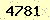 請輸入此驗證碼 : 4781