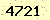 請輸入此驗證碼 : 4721