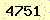 請輸入此驗證碼 : 4751