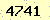 請輸入此驗證碼 : 4741
