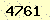請輸入此驗證碼 : 4761