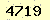 請輸入此驗證碼 : 4719
