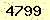 請輸入此驗證碼 : 4799