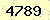 請輸入此驗證碼 : 4789