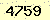 請輸入此驗證碼 : 4759