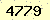 請輸入此驗證碼 : 4779