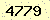 請輸入此驗證碼 : 4779