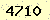 請輸入此驗證碼 : 4710