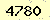 請輸入此驗證碼 : 4780