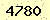 請輸入此驗證碼 : 4780