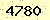 請輸入此驗證碼 : 4780