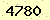 請輸入此驗證碼 : 4780