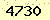 請輸入此驗證碼 : 4730