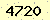 請輸入此驗證碼 : 4720
